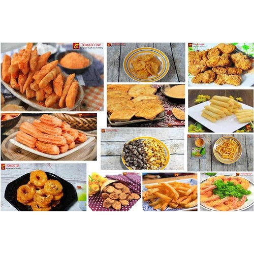 LỐC [10 TÚI x 100g] BỘT XÍ MUỘI (Ô MAI) LẮC Volcano [VN] TOMATO T&P Salted Apricot Taste Powder (ttp-hk)