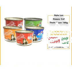 Thức ăn Pate lon 160g Happy Cat cho Mèo