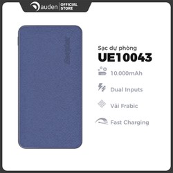 Sạc dự phòng Energizer UE10043 10,000mAh hỗ trợ sạc nhanh, thiết kế bọc vải fabric thời trang chống bám vân tay - Dâu Đen Store Sạc dự phòng Energizer UE10043 10,000mAh hỗ trợ sạc nhanh, thiết kế bọc vải fabric thời trang chống bám vân tay - Dâu Đen Store