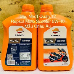 Repsol Châu Âu - Nhớt Xe Tay Ga Repsol Moto Scooter 4T 5W-40 Fully Synthetic Made in Spain