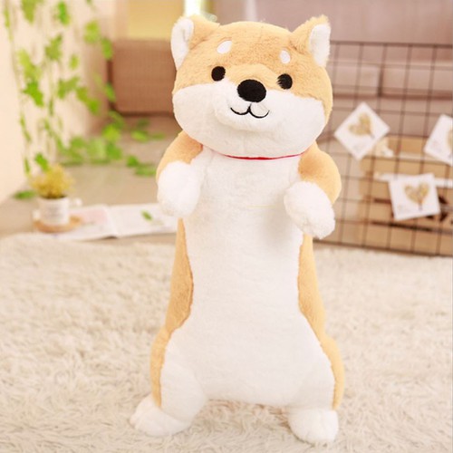Gấu bông gối ôm chó Shiba Inu siêu đẹp, Gấu bông sang trọng, Đồ 
