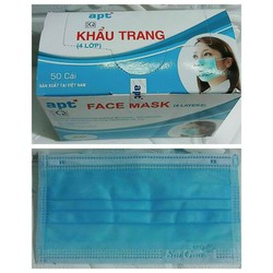 Khẩu trang y tế kháng khuẩn 4 lớp