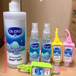 Gel rửa tay DR.DND vitamin E móc xịt chai lớn