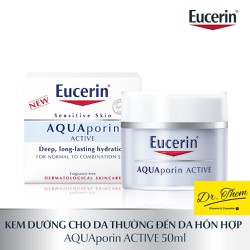 Kem Dưỡng Ẩm Eucerin AquaPorin ACTIVE 50ml - Cho Da Thường Và Da Hỗn Hợp