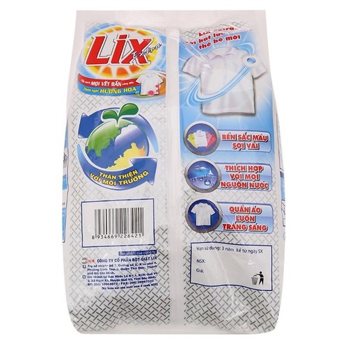 XẢ KHO - Bột giặt LIX Extra Hương Hoa 260G
