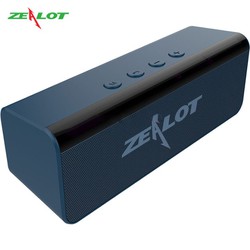 Loa bluetooth Zealot không dây nghe nhạc cực hay, âm thanh chất lượng cao, hỗ trợ kết nối Bluetooth 5.0, thẻ nhớ, USB - Hàng chính hãng