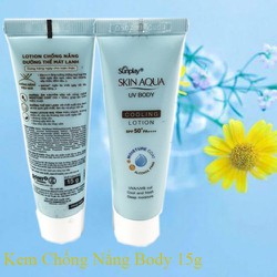 Kem chống nắng 15g (Mặt và Body)