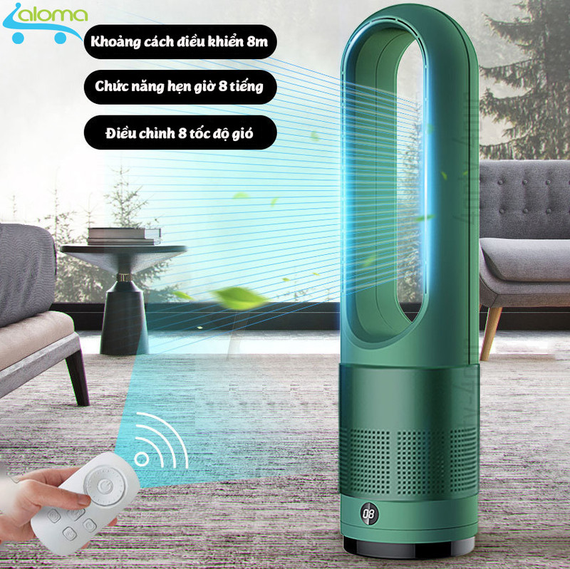 Quạt không cánh siêu mát an toàn KJapan Pure Cool UML-018 kèm điều khiển 8 tốc độ gió- BH 2 năm - Cool UML-0182 4