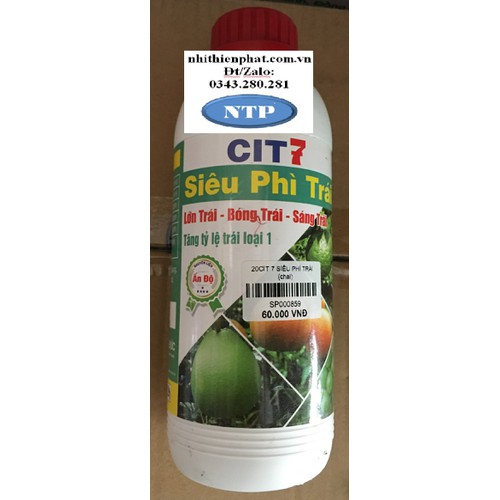 Phân bón lá CIT7 phì trái đẹp mã