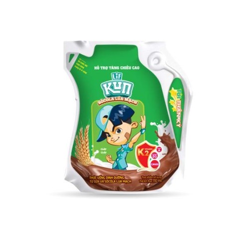 Sữa Socola lúa mạch LIF KUN (Túi Ecolean 110ml)