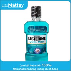 Nước súc miệng Listerine Coolmint Giúp Hơi Thở Thơm Mát 750ml