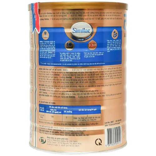 Sữa Similac số 4 lon 1.7kg