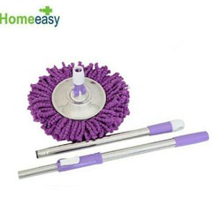 [AMZO]  - hàng nhập - Cây lau nhà 360 độ inox lớn 22 - 25mm SP4L Homeeasy - đã kèm bông lau -
