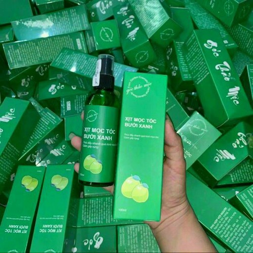 sỉ 10 chai xịt mọc tóc bưởi xanh
