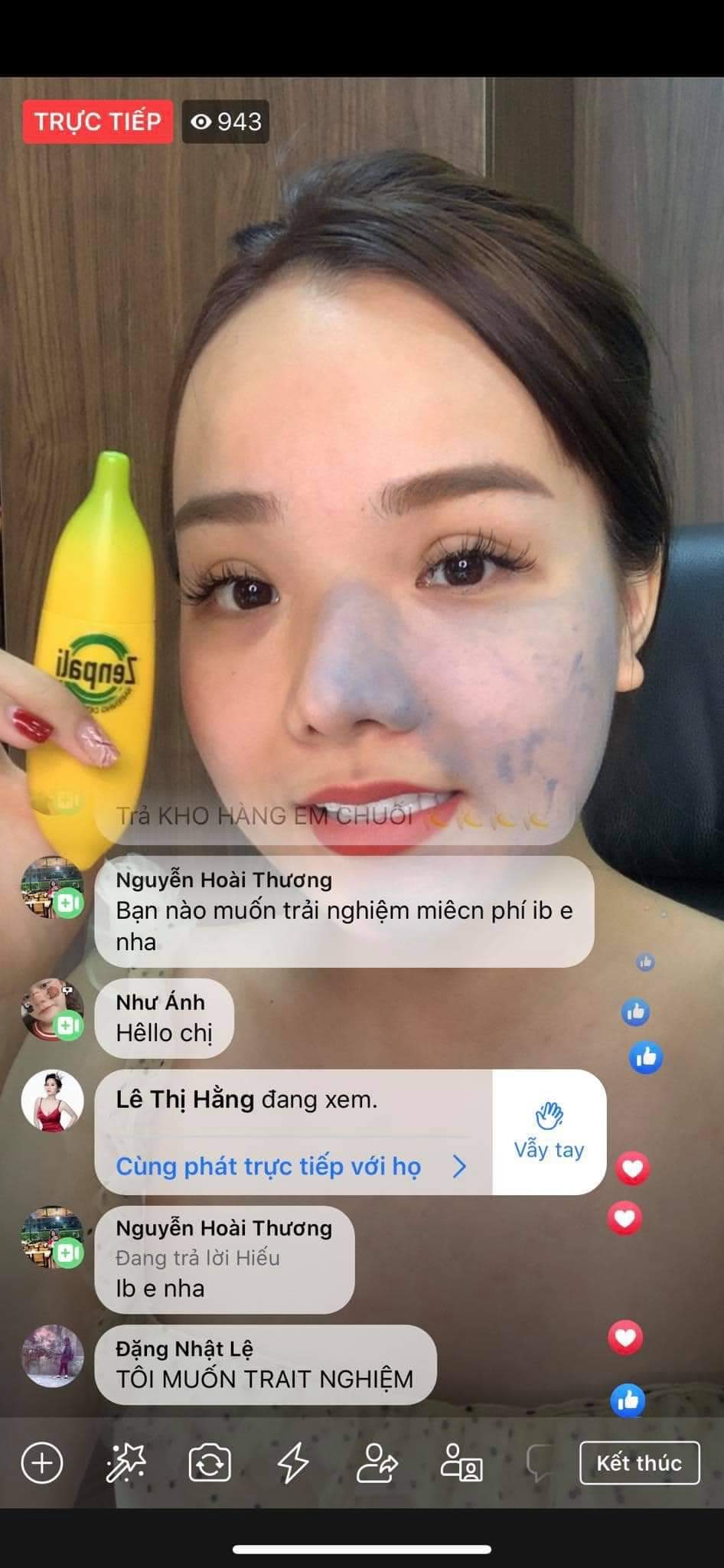 Chuối thải chì, trị thâm Detox zenpali