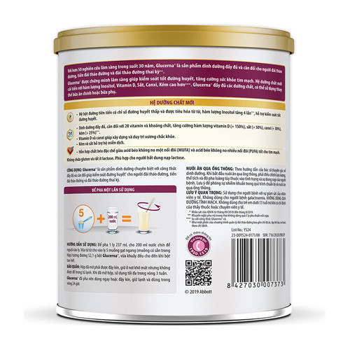 Sữa bột Glucerna hương lúa mạch 400g