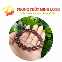 Vòng tay đá Thạch Anh Khói hợp với người mệnh Kim và mệnh Thủy