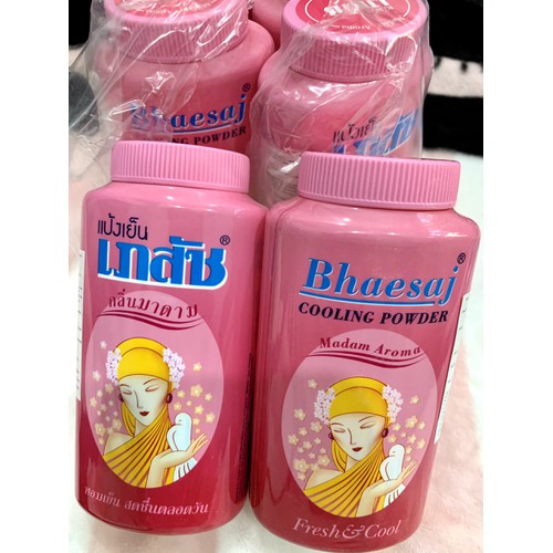 PHẤN LẠNH BHASESAJ COOLING POWDER MADAM AROMA 50G HÀNG THÁI LAN