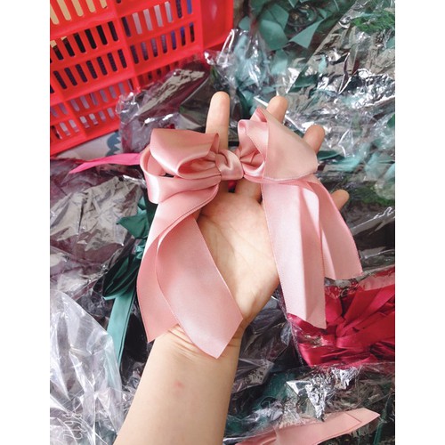 Dây buộc tóc nơ to dày