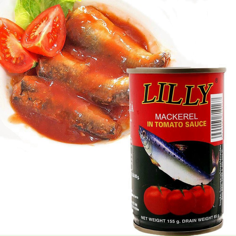 Cá nục sốt cà Lilly ( có cả  hộp cá nục và cá ngừ sốt)