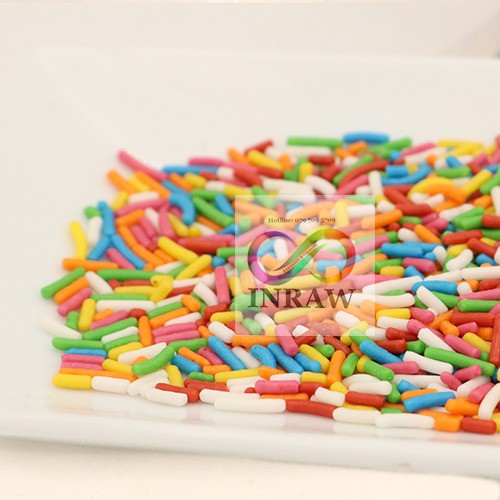 Socola Cốm Màu (Cốm 7 màu) Trang Trí Bánh Túi 1kg