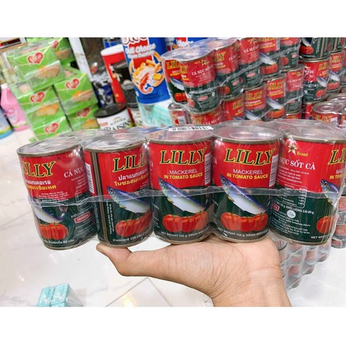 Cá nục sốt cà Lilly ( có cả  hộp cá nục và cá ngừ sốt)