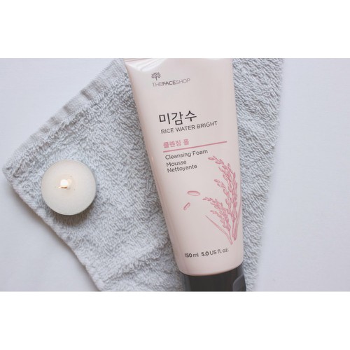 SỮA RỬA MẶT GẠO THE FACE SHOP RICE WATER BRIGHT CLEANSING FOAM -150ml
