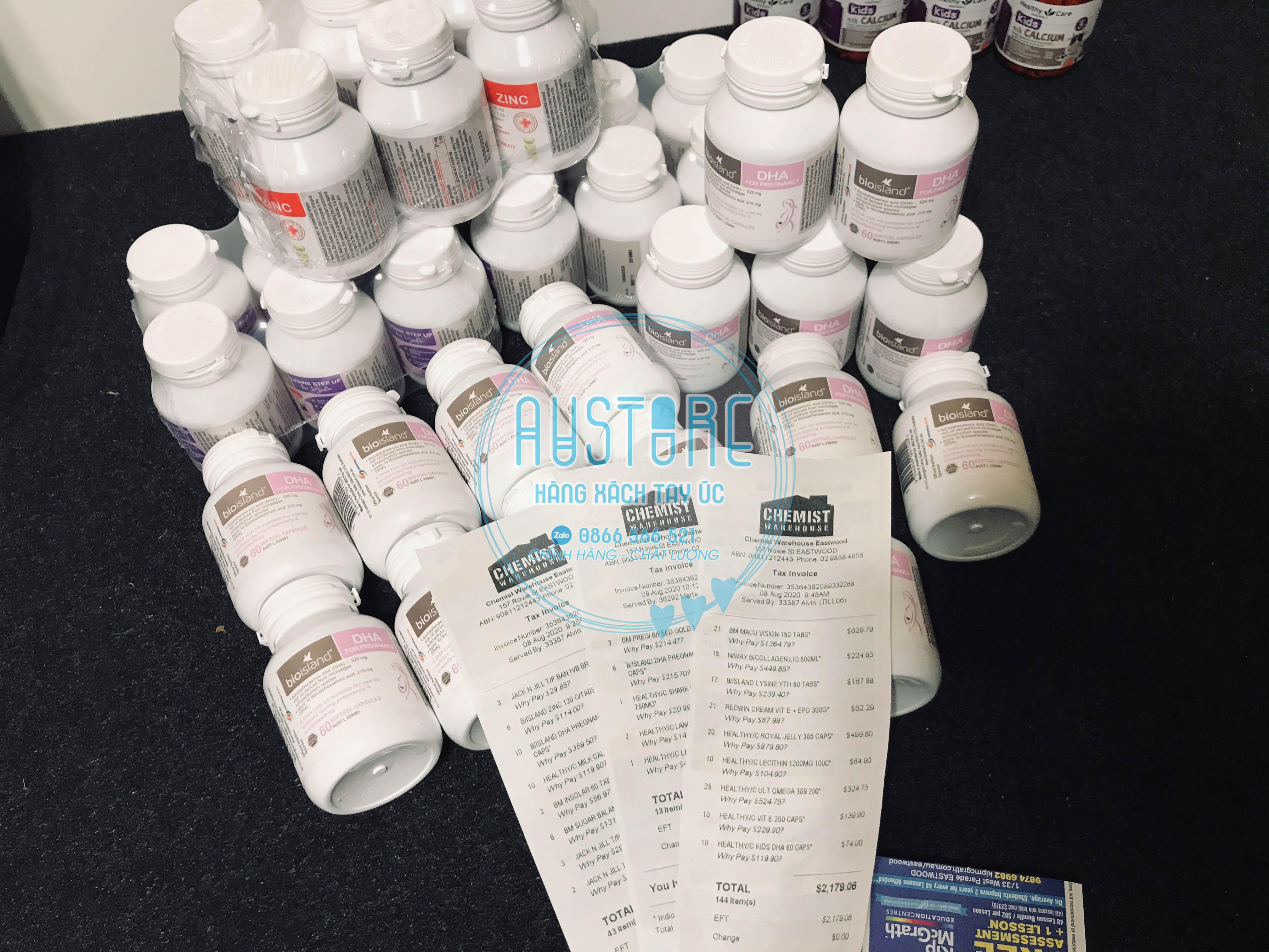 Bổ sung DHA cho bà bầu Bio Island [CHÍNH HÃNG 1 đổi 1] Hổ trợ phát triển trí não thai nhi ( 60 viên) austore