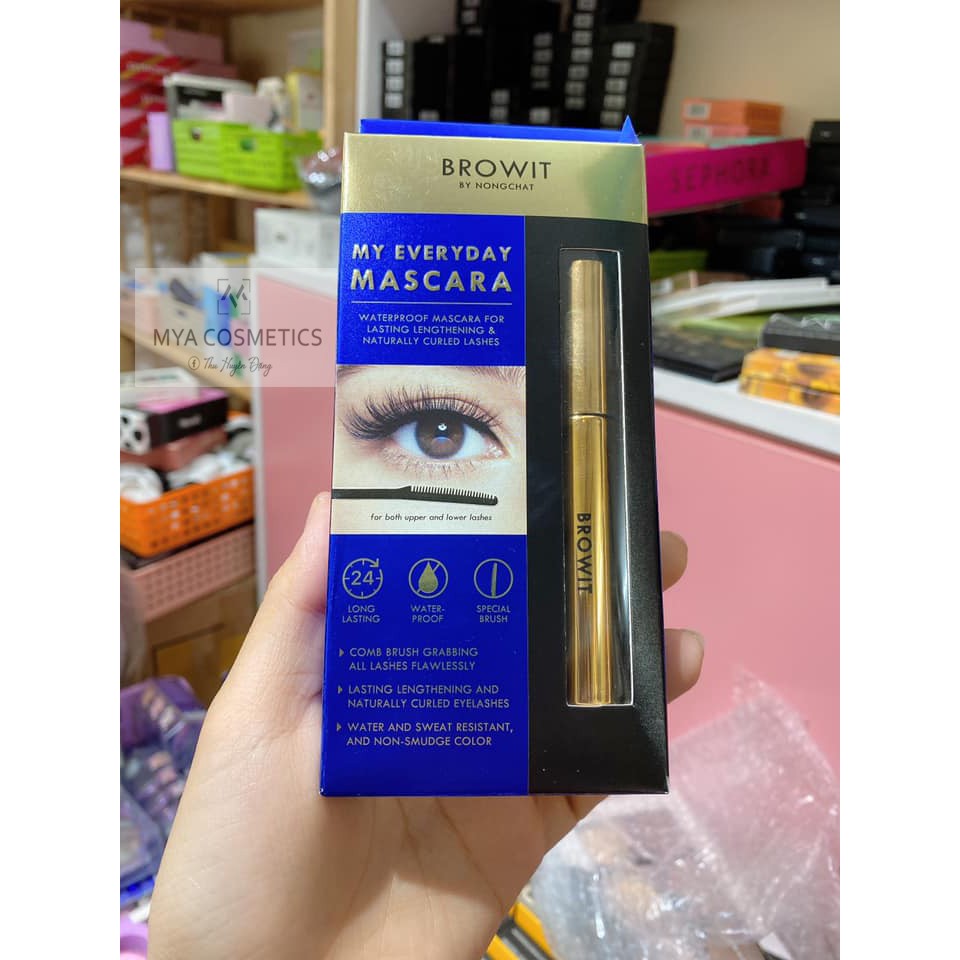 Hình ảnh MASCARA CHỐNG NƯỚC BROWIT NONGCHAT MY EVERYDAY THÁI LAN CHÍNH HÃNG