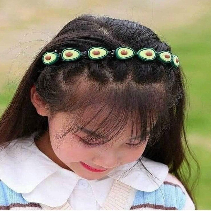 Bờm kẹp tóc hoa cho bé gái