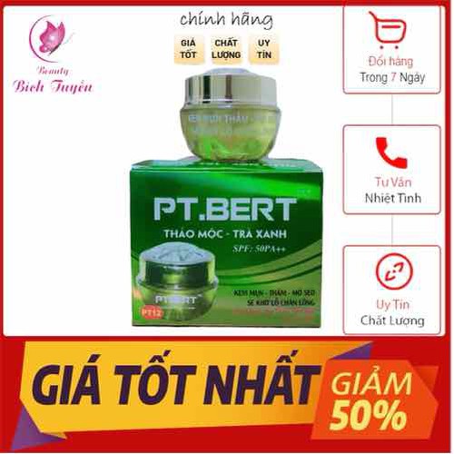 kem mụn pt.bert thảo mộc trà xanh 15g pt12