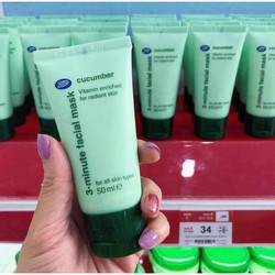 >> BÁO GIÁ Mặt Nạ Dưa Leo | Shopee Lazada Sendo Tiki mới nhất 50 MẶT NẠ BÙN DƯA LEO BOOTS 3 MINUTE FACIAL MASK CUCUMBER THÁI LAN 50ML CHÍNH HÃNG