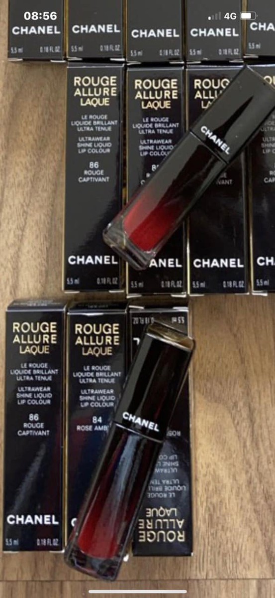 Son Kem Chanel 84 Rose Ambigu Màu Đỏ Hồng Đào