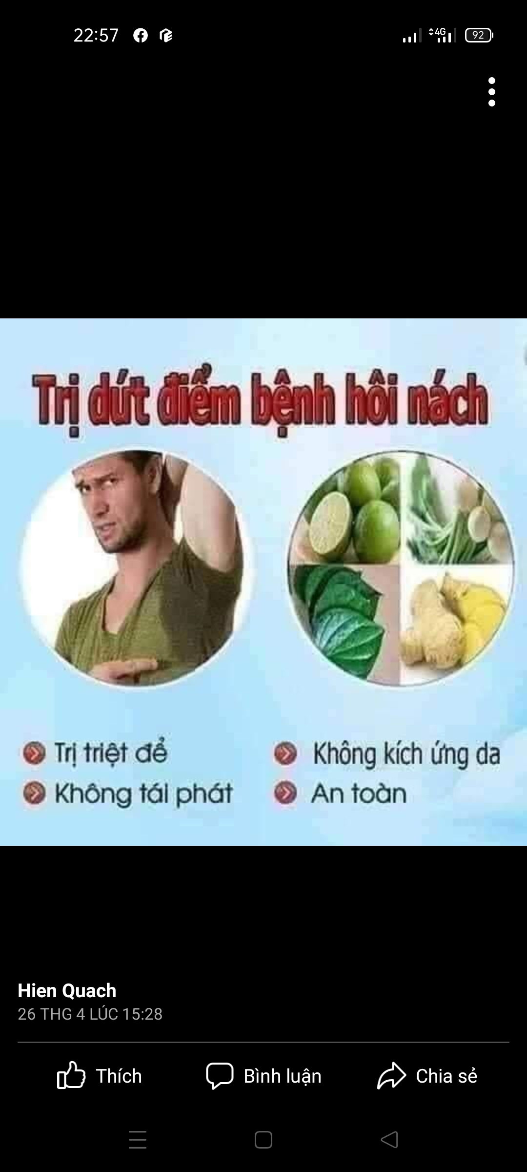 Hôi nách trần kim huyền