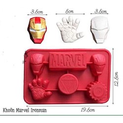 Khuôn Silicon Vĩ Siêu Nhân Marvel Iron Man Khuôn Silicon Vĩ Siêu Nhân Marvel Iron Man