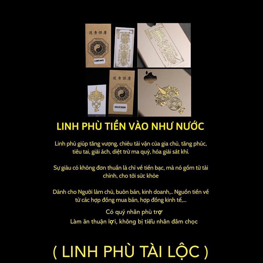 Hình ảnh [ Đã Khai Quang ] Linh Phù Tiền Vào Như Nước Chiêu Tài Lộc