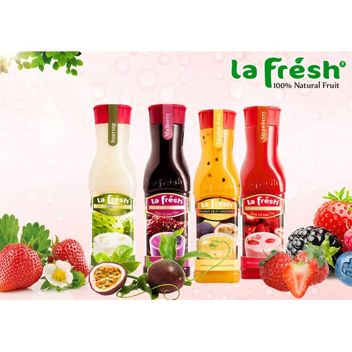 Sinh Tố Dâu Tằm LaFresh Chai 750ml