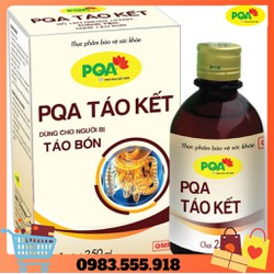 PQA Táo Kết dùng cho người táo bón- hiệu quả ngay sau 2 ngày PQA Táo Kết dùng cho người táo bón- hiệu quả ngay sau 2 ngày