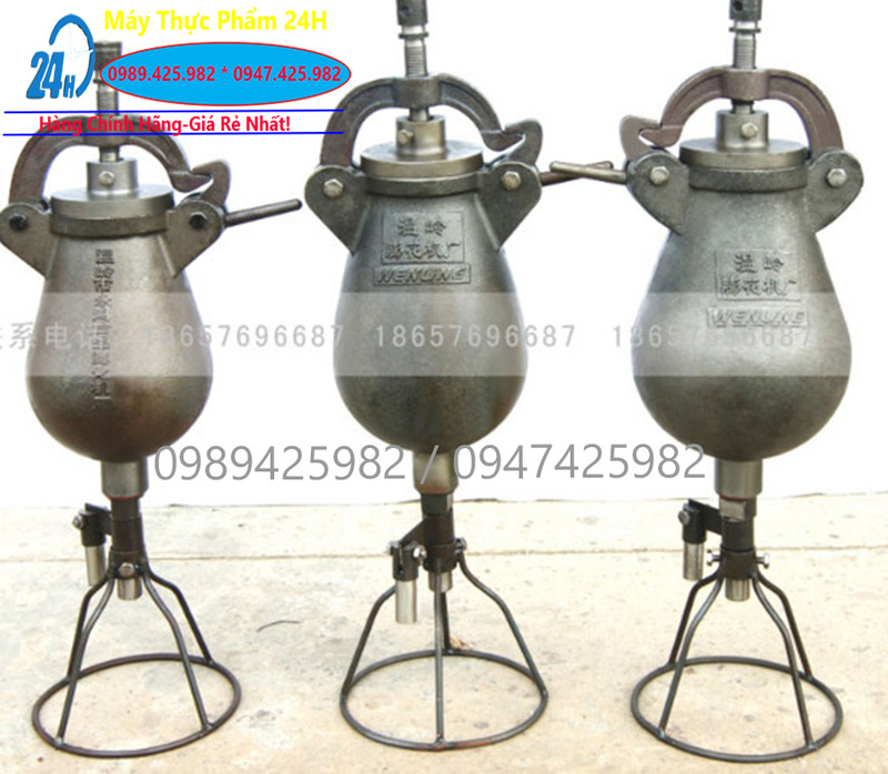 Đầu làm bánh cốm nung lửa,cối nổ gạo,ngô nung lửa quay tay loại 1.5kg/lần(Cối 3kg trung quốc)