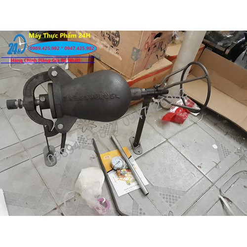 Đầu làm bánh cốm nung lửa,cối nổ gạo,ngô nung lửa quay tay loại 1.5kg/lần(Cối 3kg trung quốc)