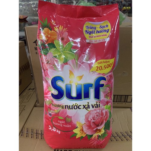 Bột giặt Surf hương Nước xả vải 5-8kg