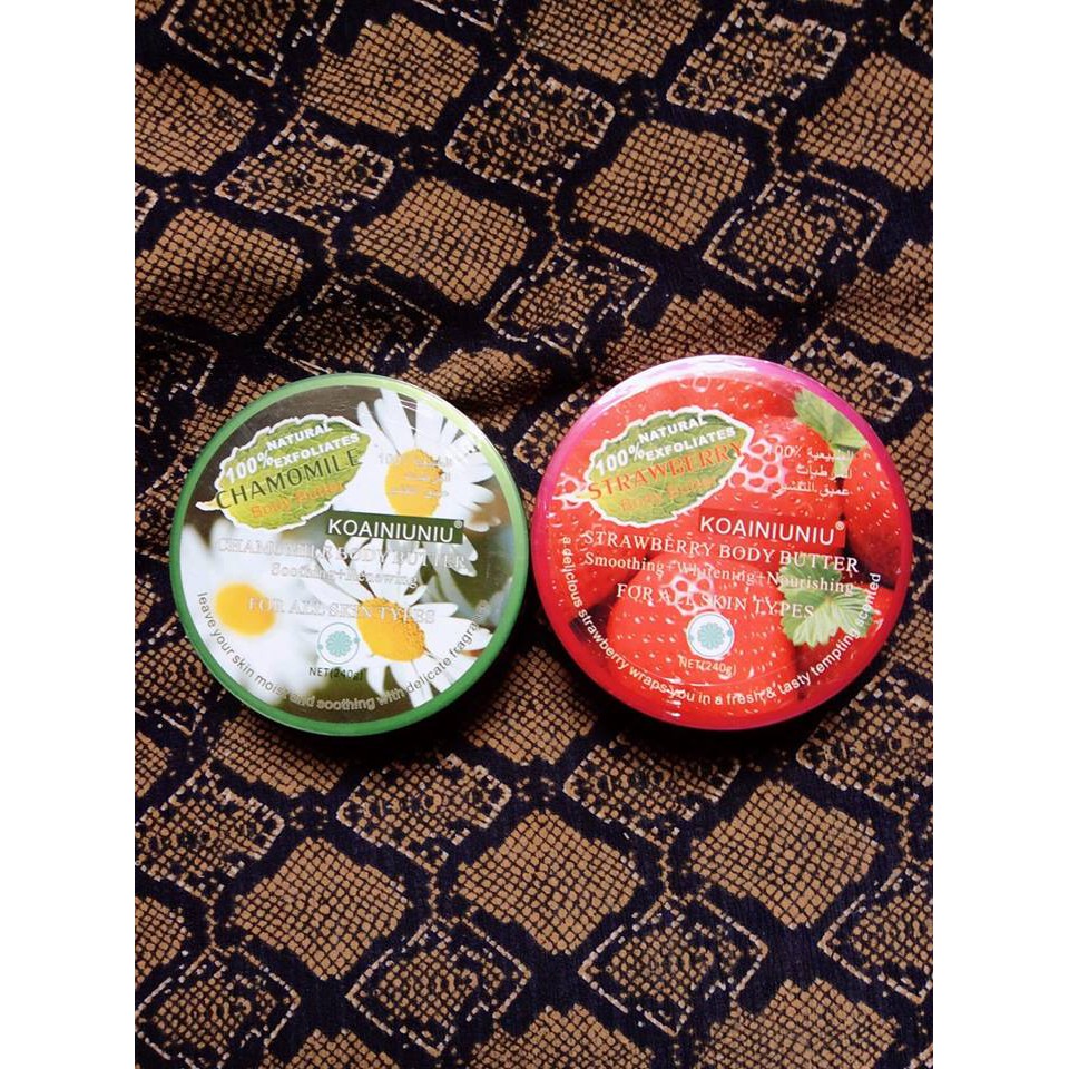 Hình ảnh Sữa dưỡng thể Strawberry Body Butter Koainiuniu