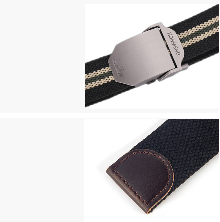 Dây Lưng Nam Đẹp Vải Dù Thời Trang Thắt Lưng Nam Cao Cấp