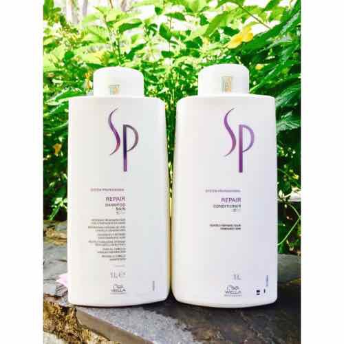 Cặp gội xả Wella SP Repair phục hồi tóc 1000mlx2