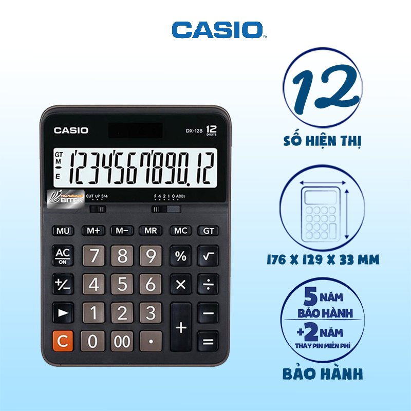 đanh Gia May Tinh Casio Dx 12b Gia Rẻ 311 000đ Xem đanh Gia Cửa Hang Gia Rẻ