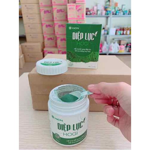 Diệp lục Hogi 92g , hỗ trợ bổ sung chất xơ hạn chế các chất oxy hóa