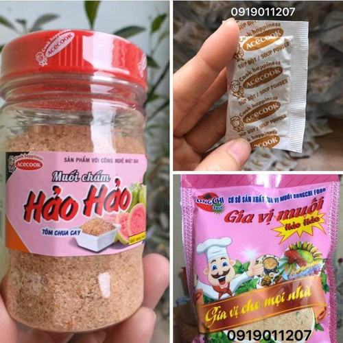 LỌ 120G SUP CHẤM HẢO HẢO -CHẤM HOA QUẢ-THỊT LUỘC NGON BÁ CHÁY