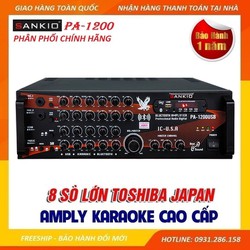 [BH đổi mới] Amply Karaoke Ampli USB Bluetooth Nghe Nhạc SANKIO PA-1200USB