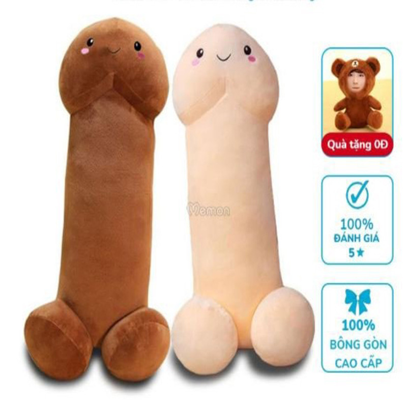 Gấu Bông Hình Con Ciu chiều dài 90cm Cao Cấp - Hàng chính hãng Mémọn