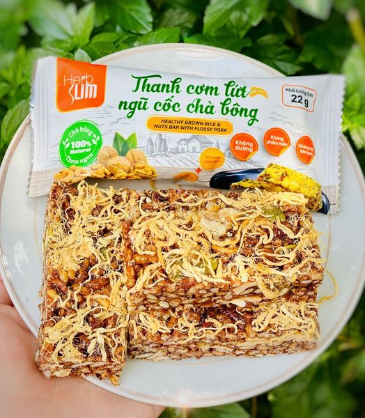 Thanh Cơm Gạo Lứt Ngũ Cốc Chà Bông